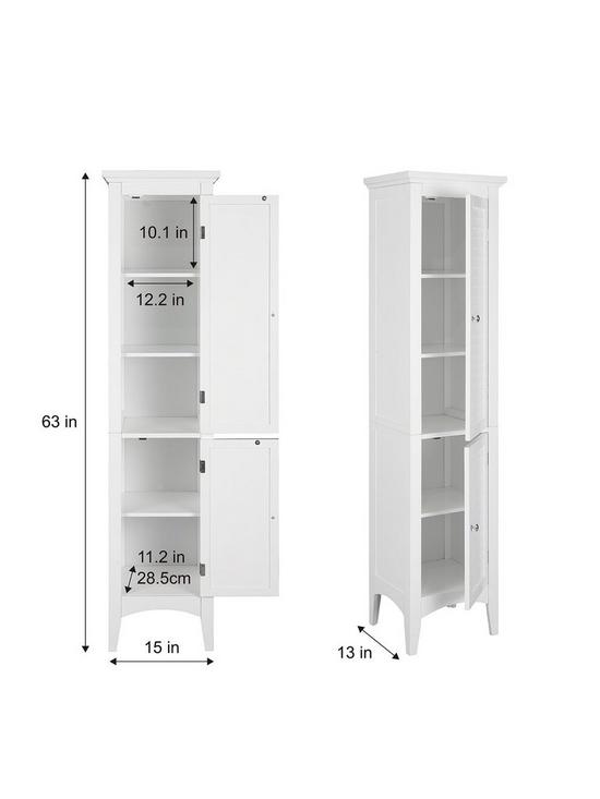 stillFront image of teamson-home-glancy-2-door-tall-storage-cabinet