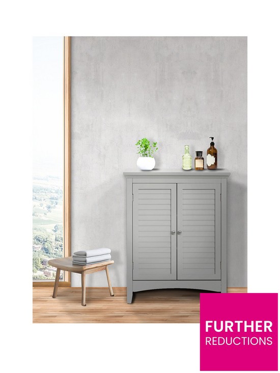 front image of teamson-home-glancy-2-door-floor-cabinet