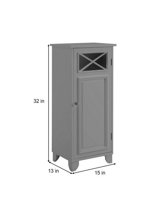 stillFront image of teamson-home-dawson-1-door-floor-cabinet