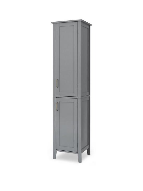 front image of teamson-home-mercer-linen-tower-cabinet