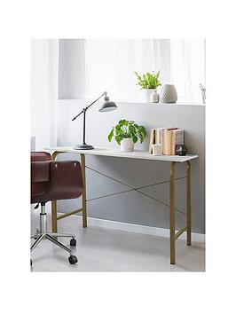 Product photograph of Teamson Home Versanora Office Desk from very.co.uk