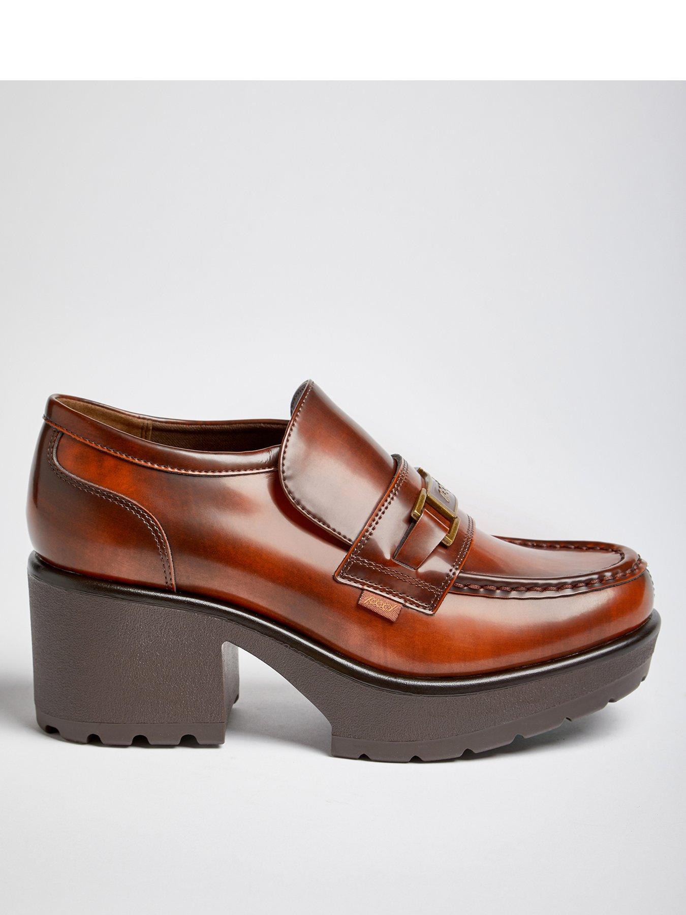 brown formal shoes for ladies