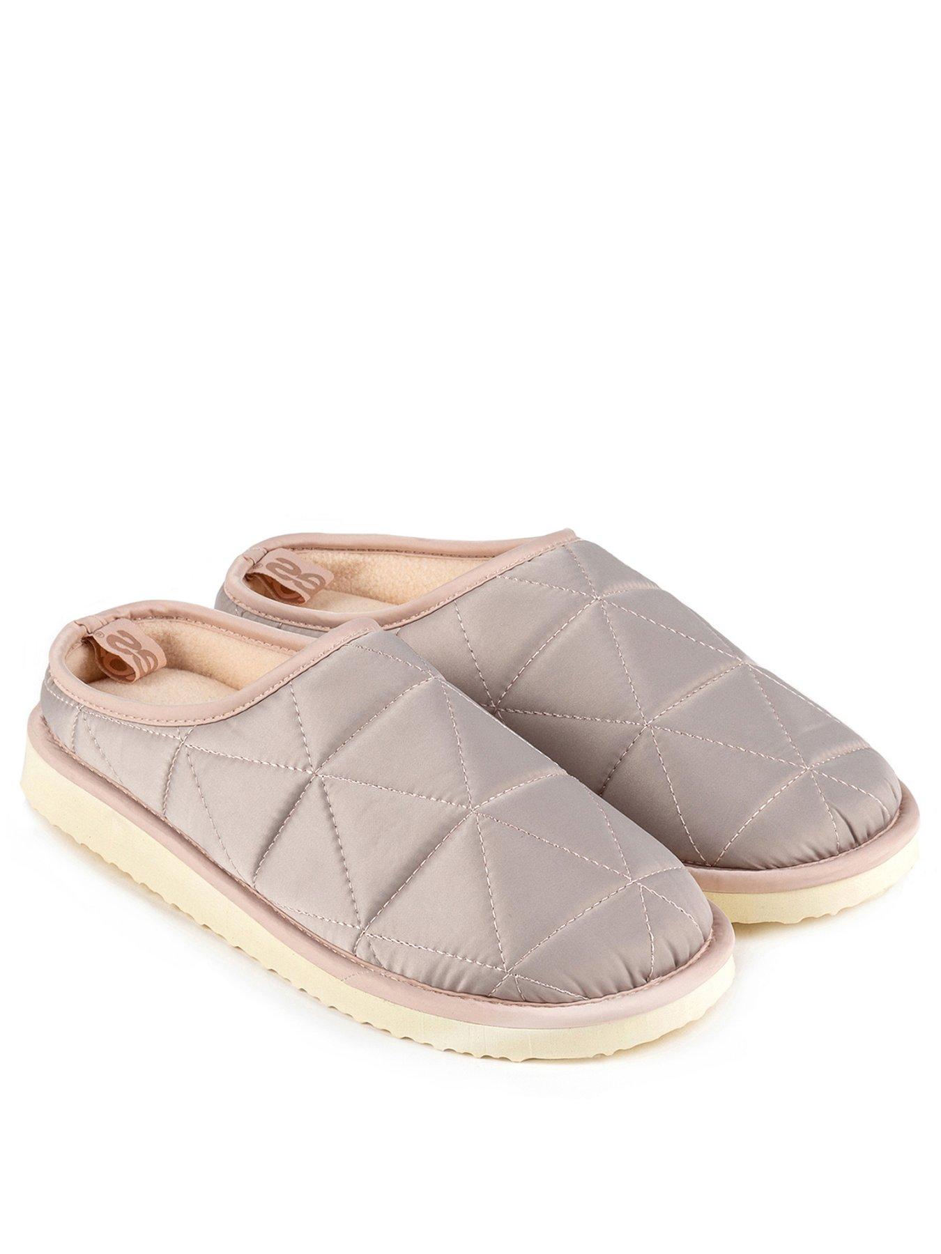 Quilted slippers on sale