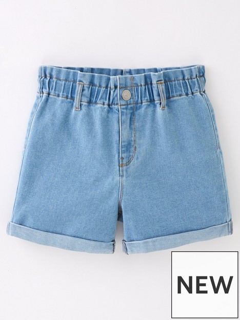 little-pieces-girls-emmy-high-waist-denim-shorts-light-blue