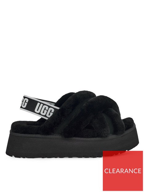 ugg-disco-cross-slide-slippers-black