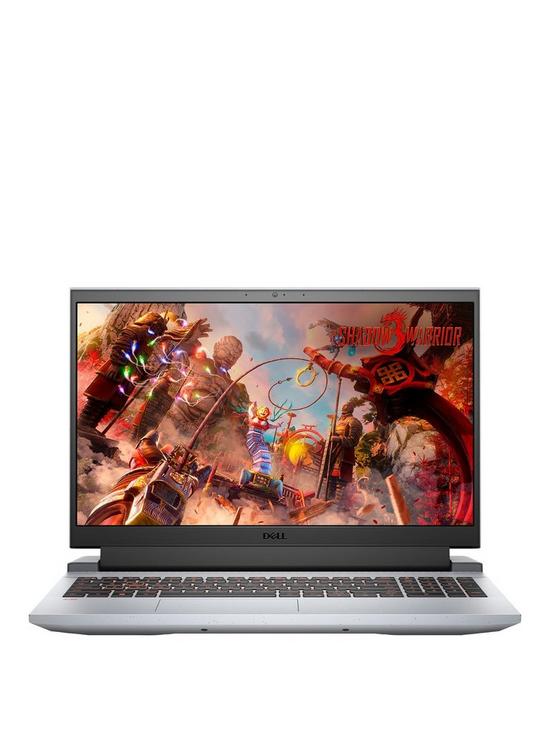 front image of dell-g15-5515-gaming-laptop-156in-fhd-120hz-nvidia-rtx-3060nbspamd-ryzen-7-5800hnbsp16gb-ram-512gb-ssd