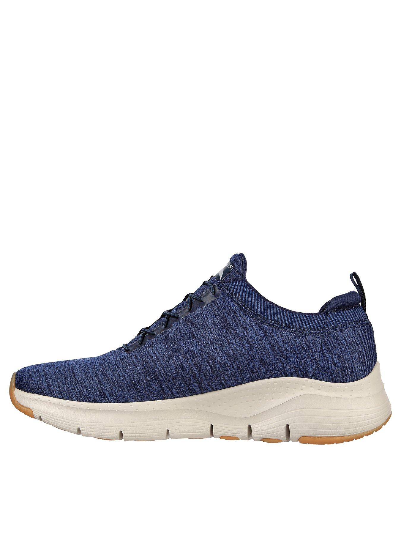 Skechers Arch Fit Stretch Lace Slip On Trainer | very.co.uk
