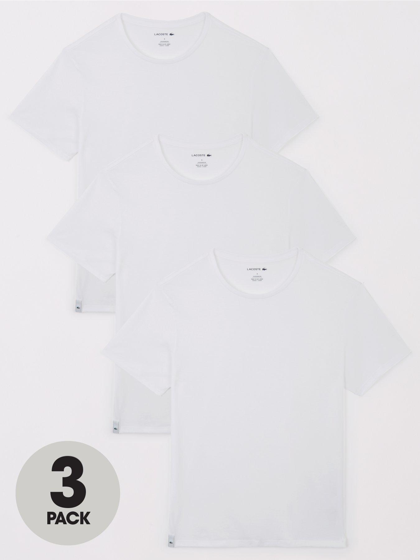 Lacoste plain deals t shirt