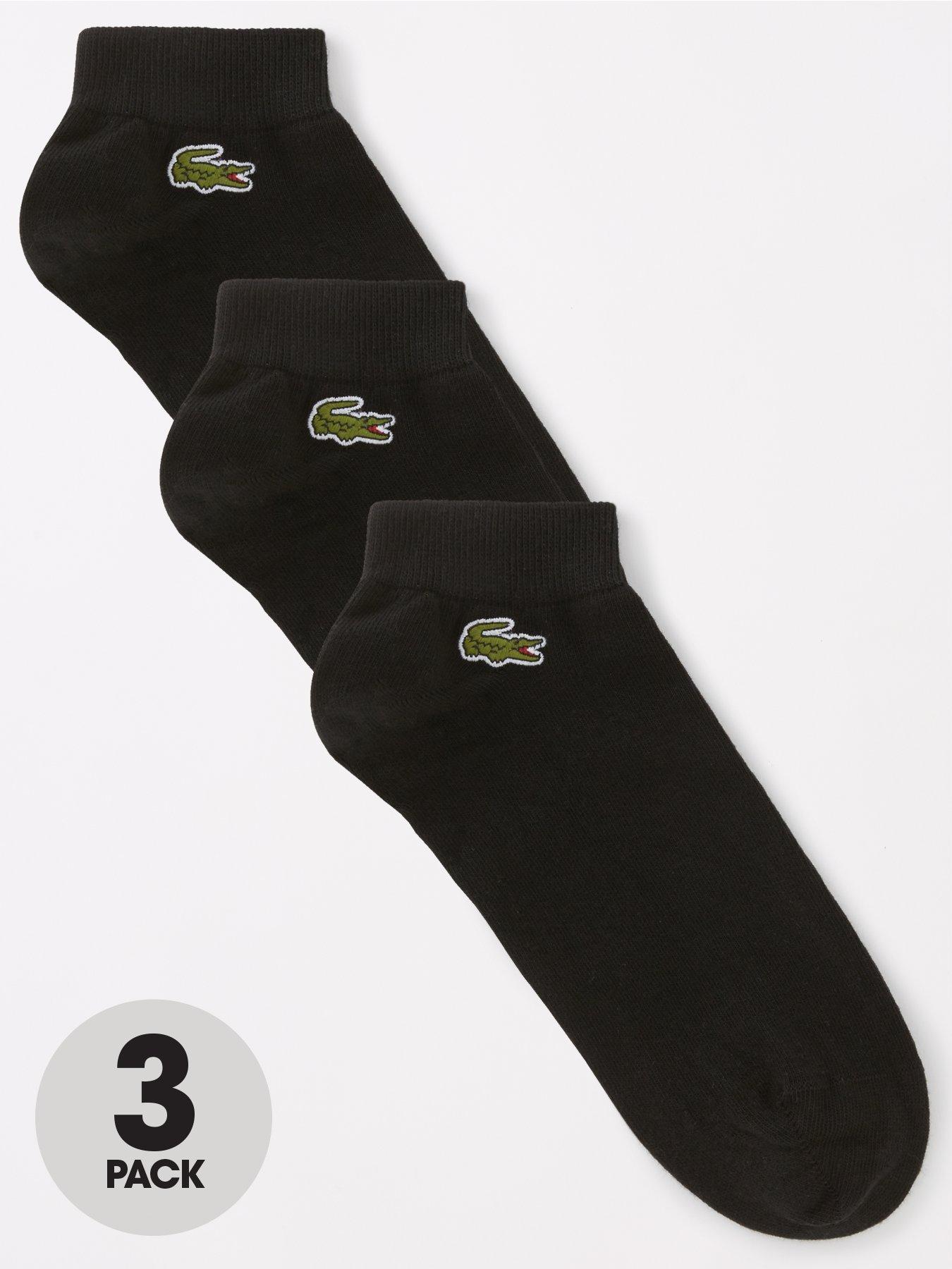 Mens lacoste trainer deals socks