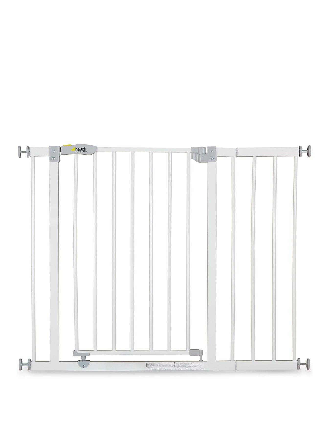 undefined Open N Stop Safety Gate + 21cm Extension - White