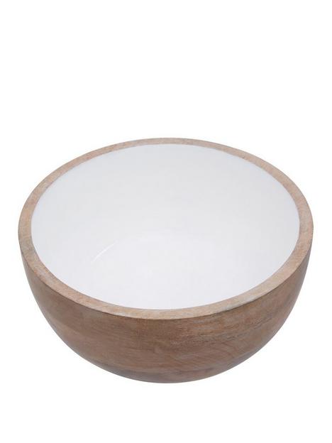 premier-housewares-kara-mango-wood-round-bowl