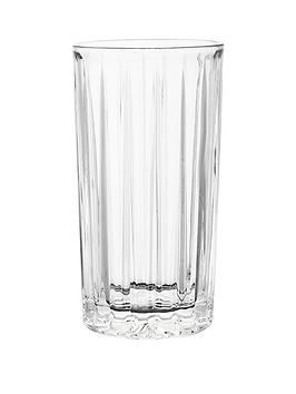 Product photograph of Premier Housewares Beaufort Crystal Set Of 4 Hi Ball Glasses from very.co.uk