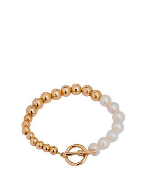 mood-gold-bead-and-fresh-water-pearl-t-bar-bracelet