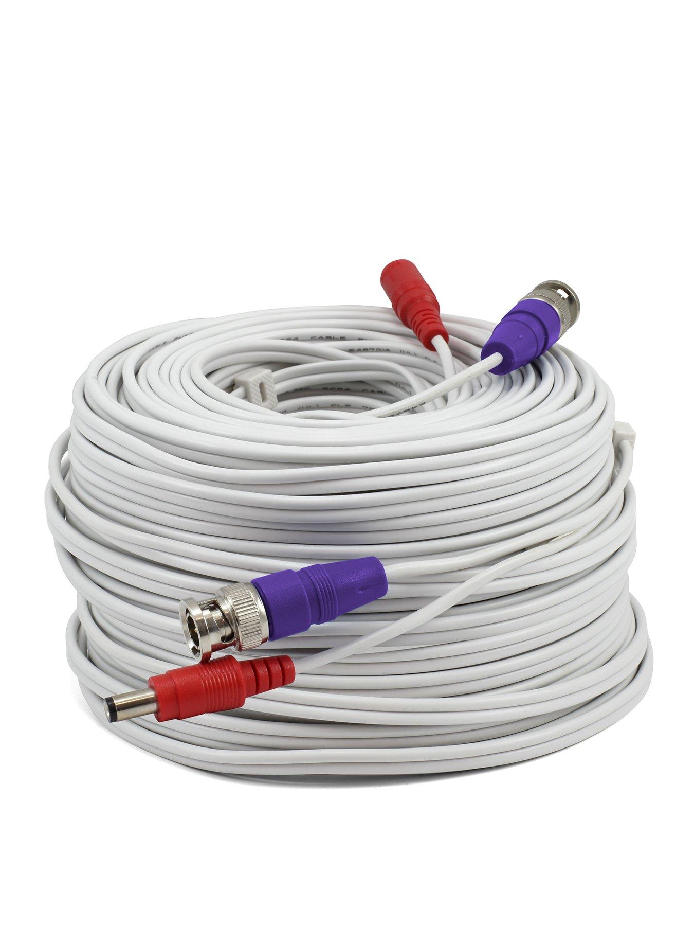 Product photograph of Swann Security Extension Cable 200ft 60m Dvr Up To 4k from very.co.uk
