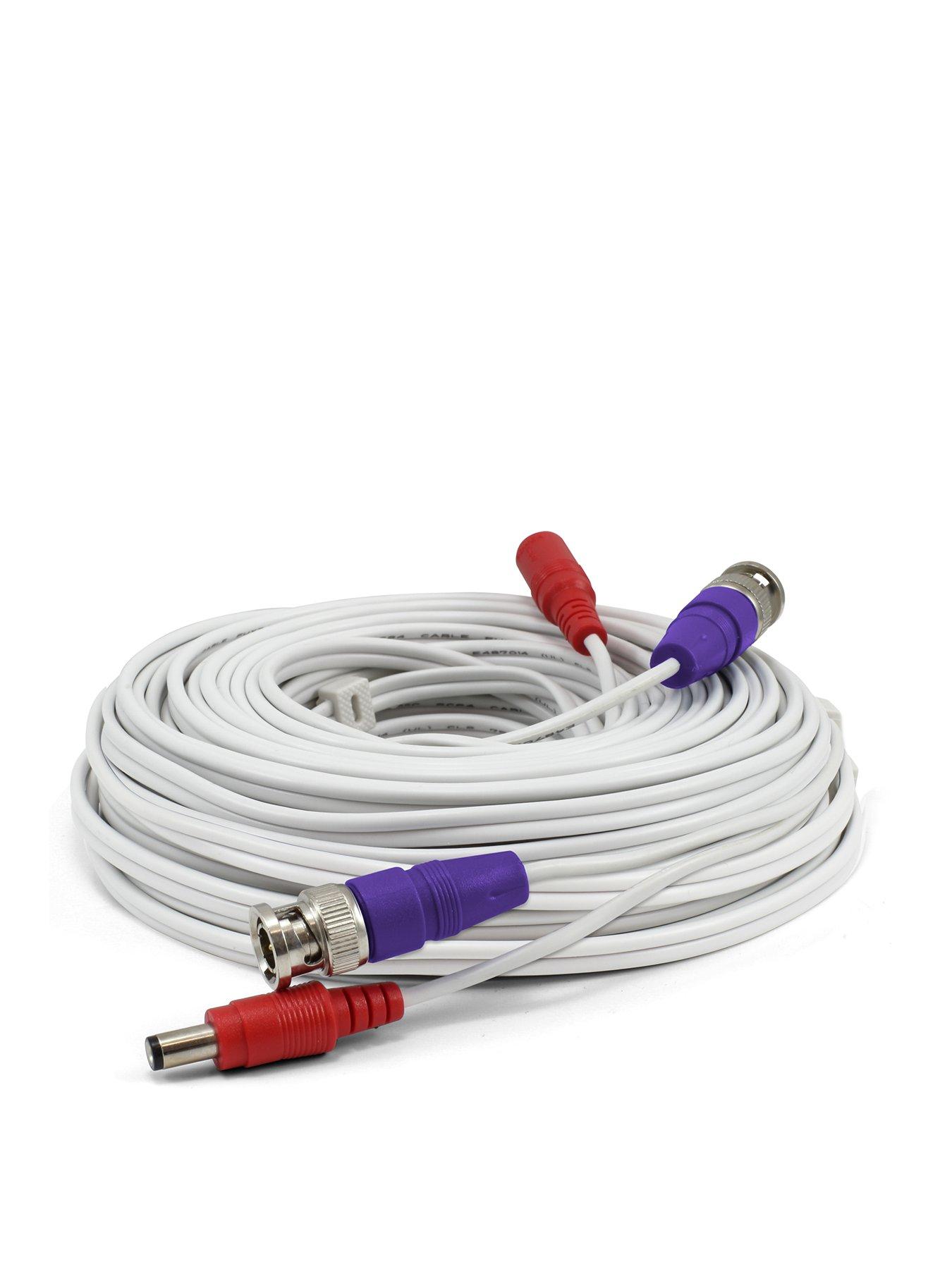 Product photograph of Swann Security Extension Cable 50ft 15m Dvr Up To 4k from very.co.uk