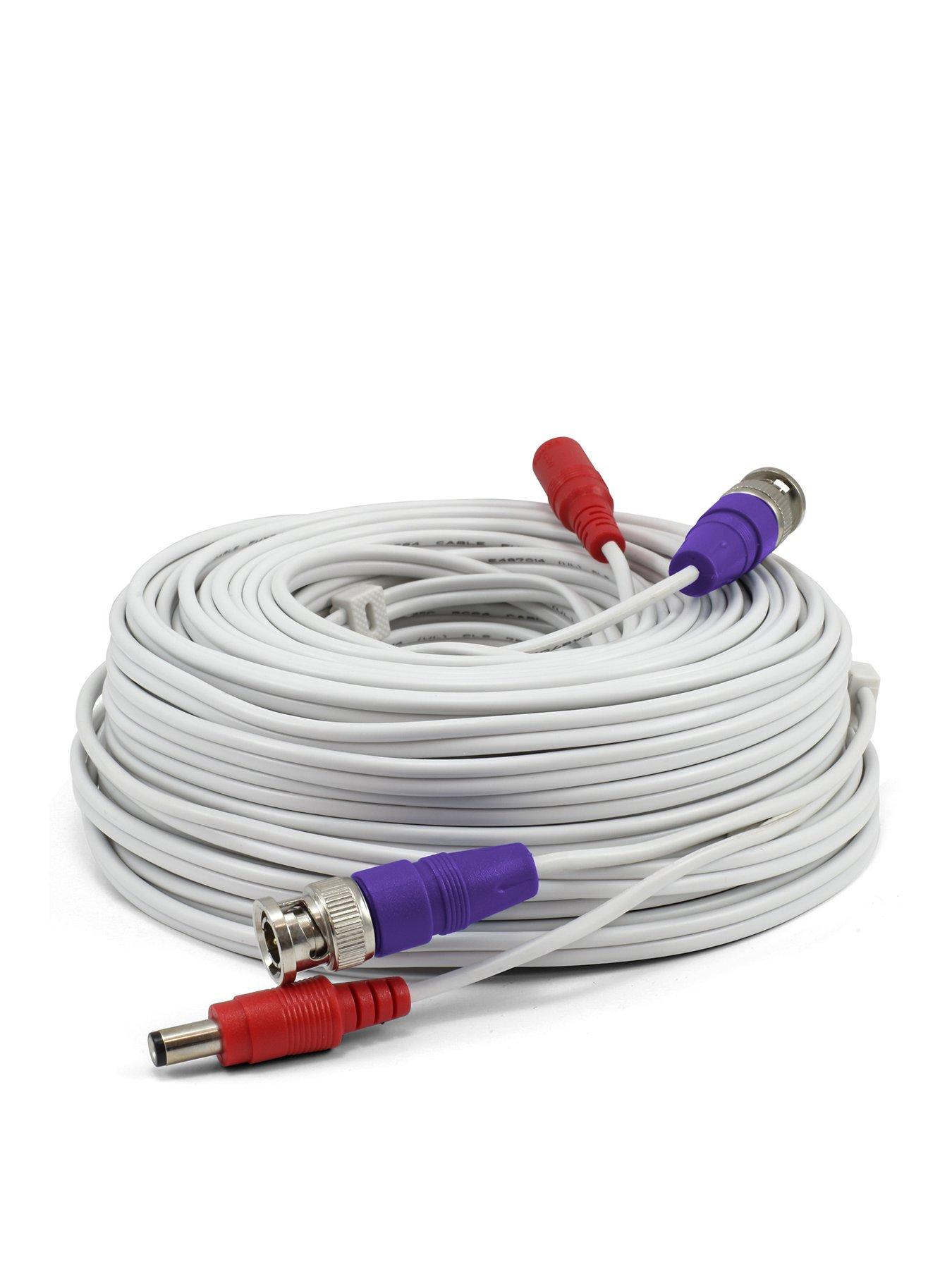 Product photograph of Swann Security Extension Cable 100ft 30m Dvr Up To 4k from very.co.uk