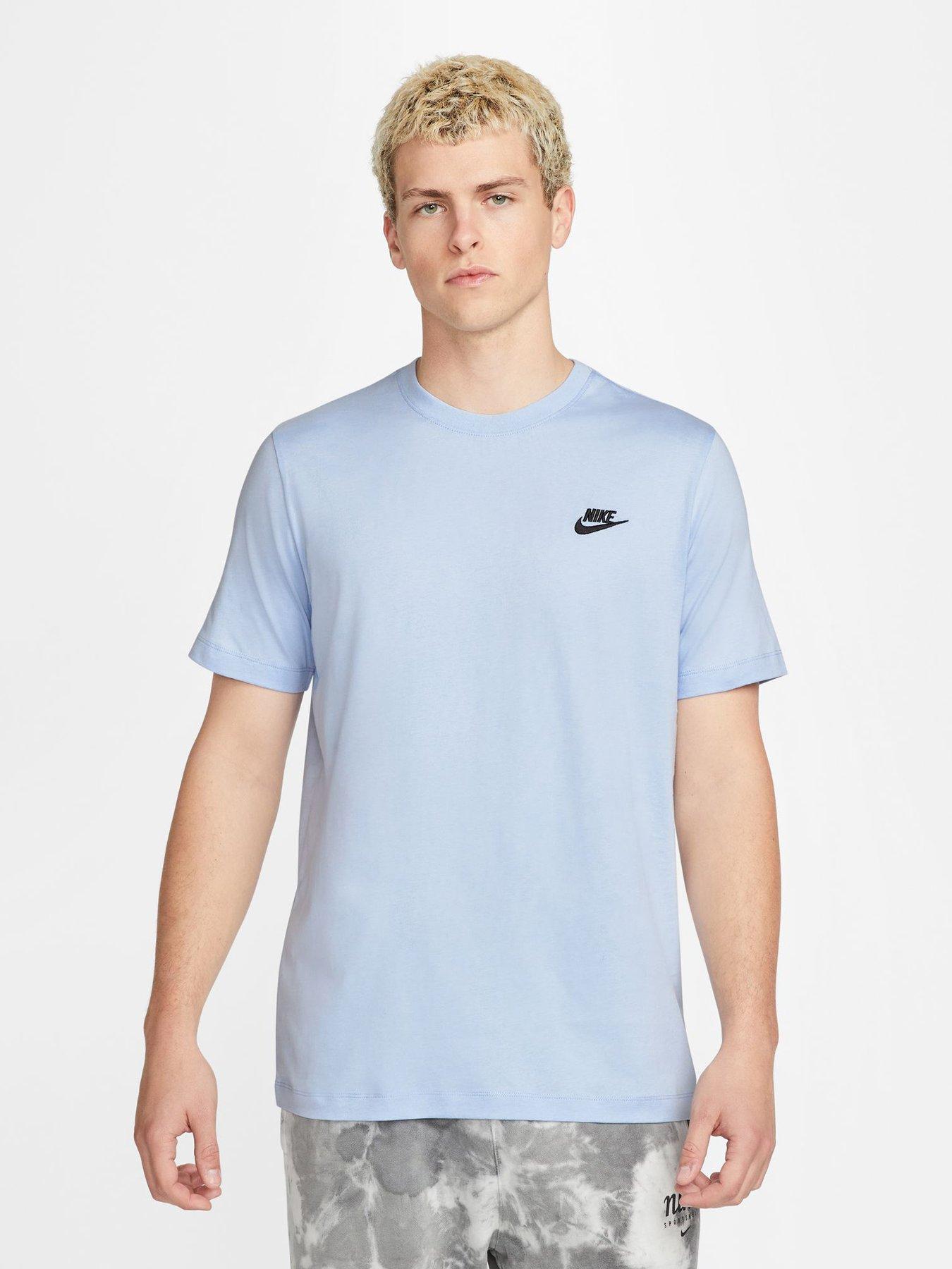Nike NSW Club T-Shirt - Blue | very.co.uk