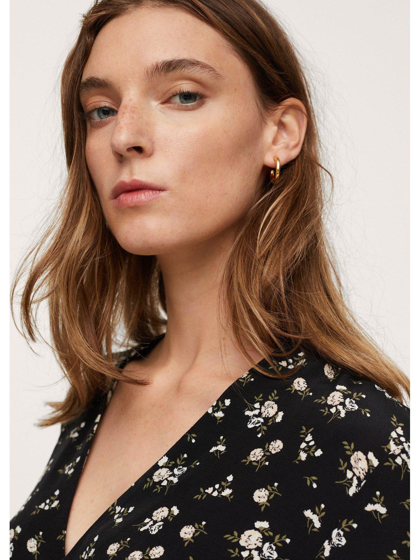 Image 4 of 4 of Mango Floral Printed Blouse