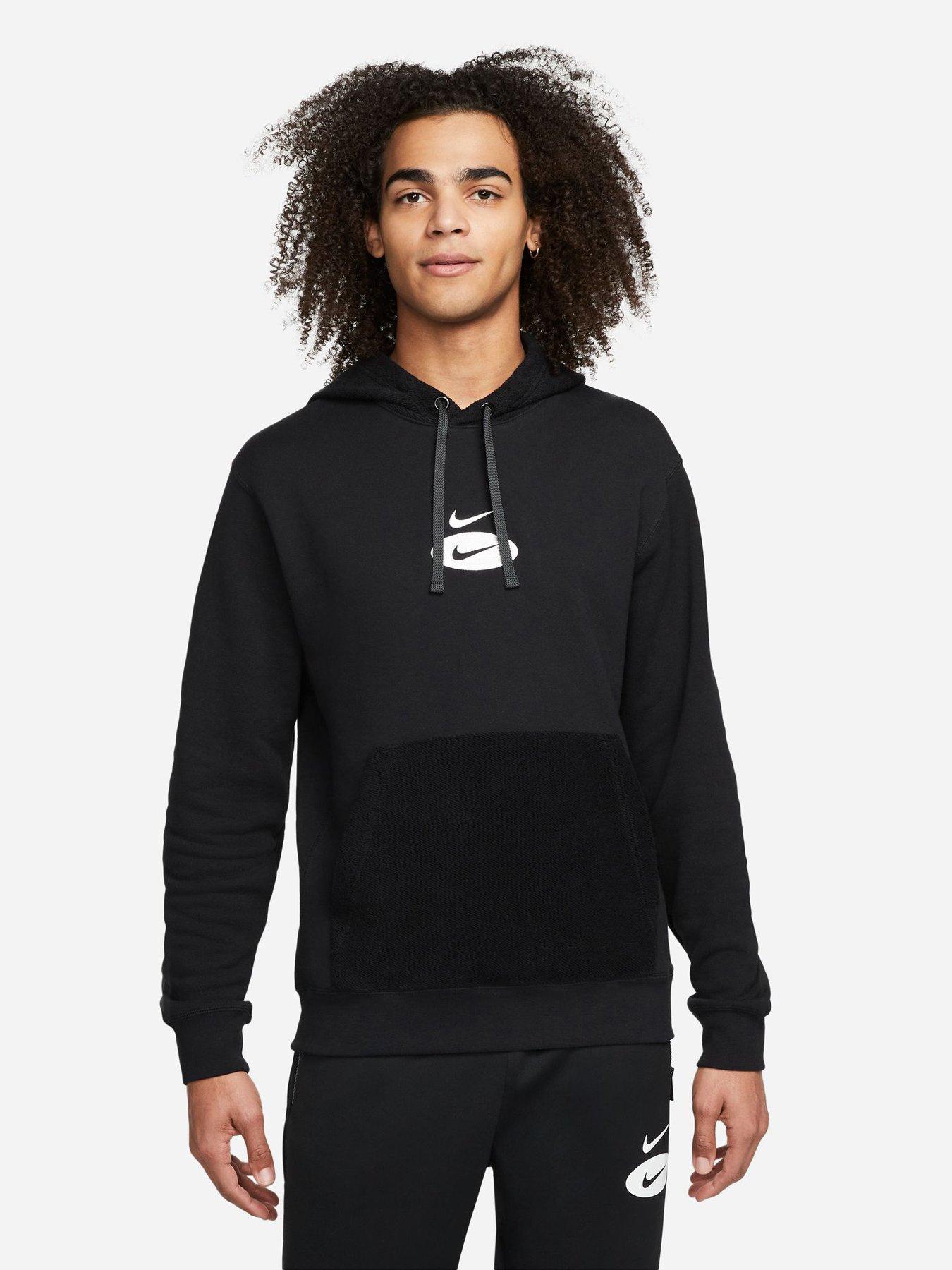 nike metallic overhead hoodie