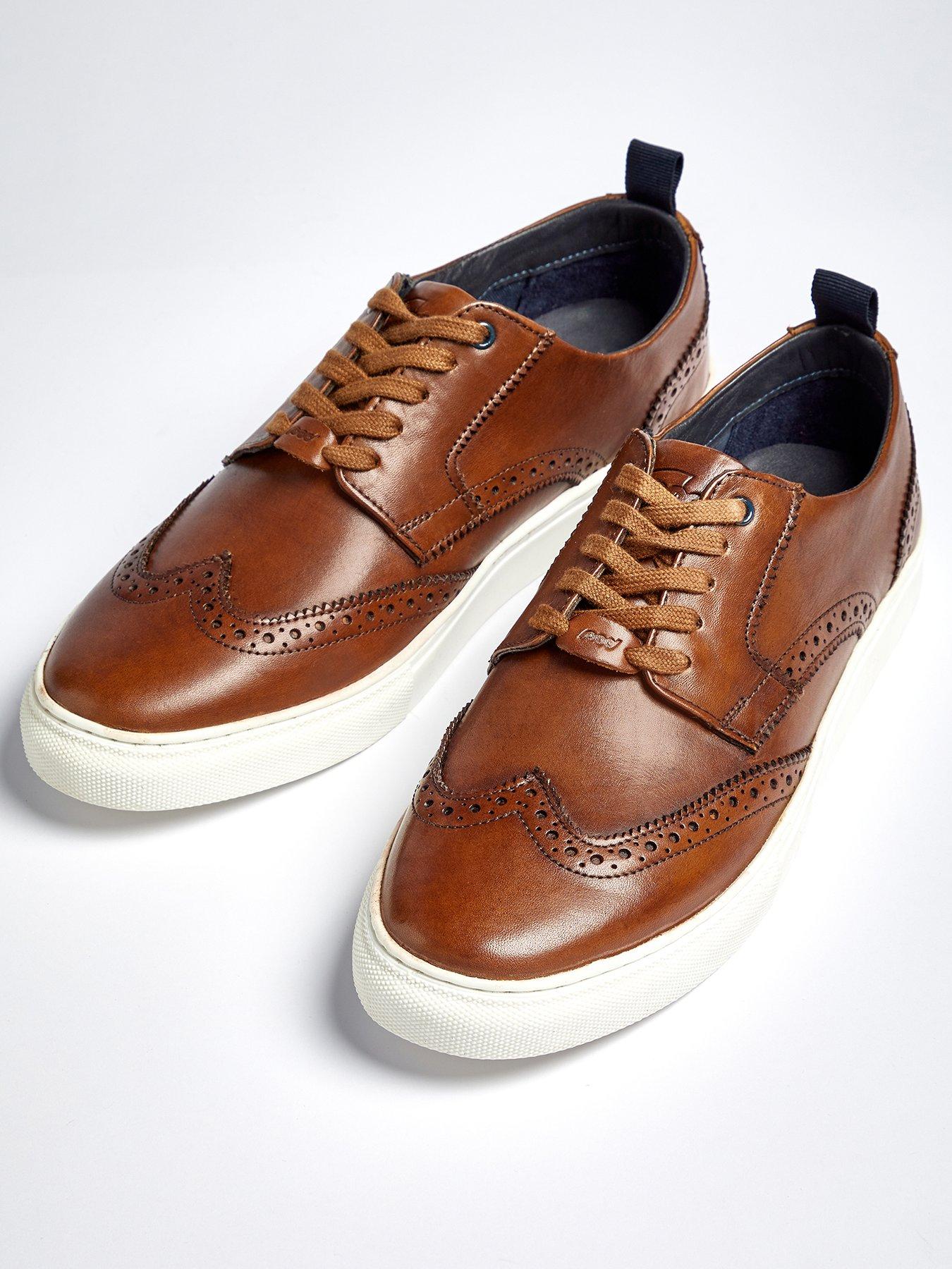 brown brogue trainers