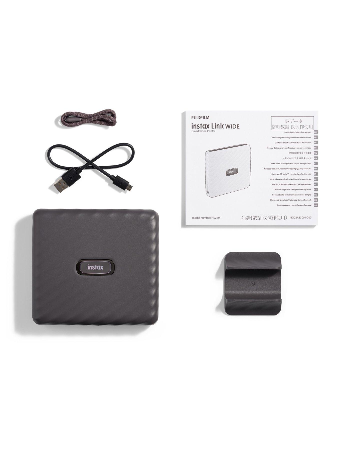 Image 4 of 6 of Fujifilm Instax Link Wide Printer - Mocha Gray