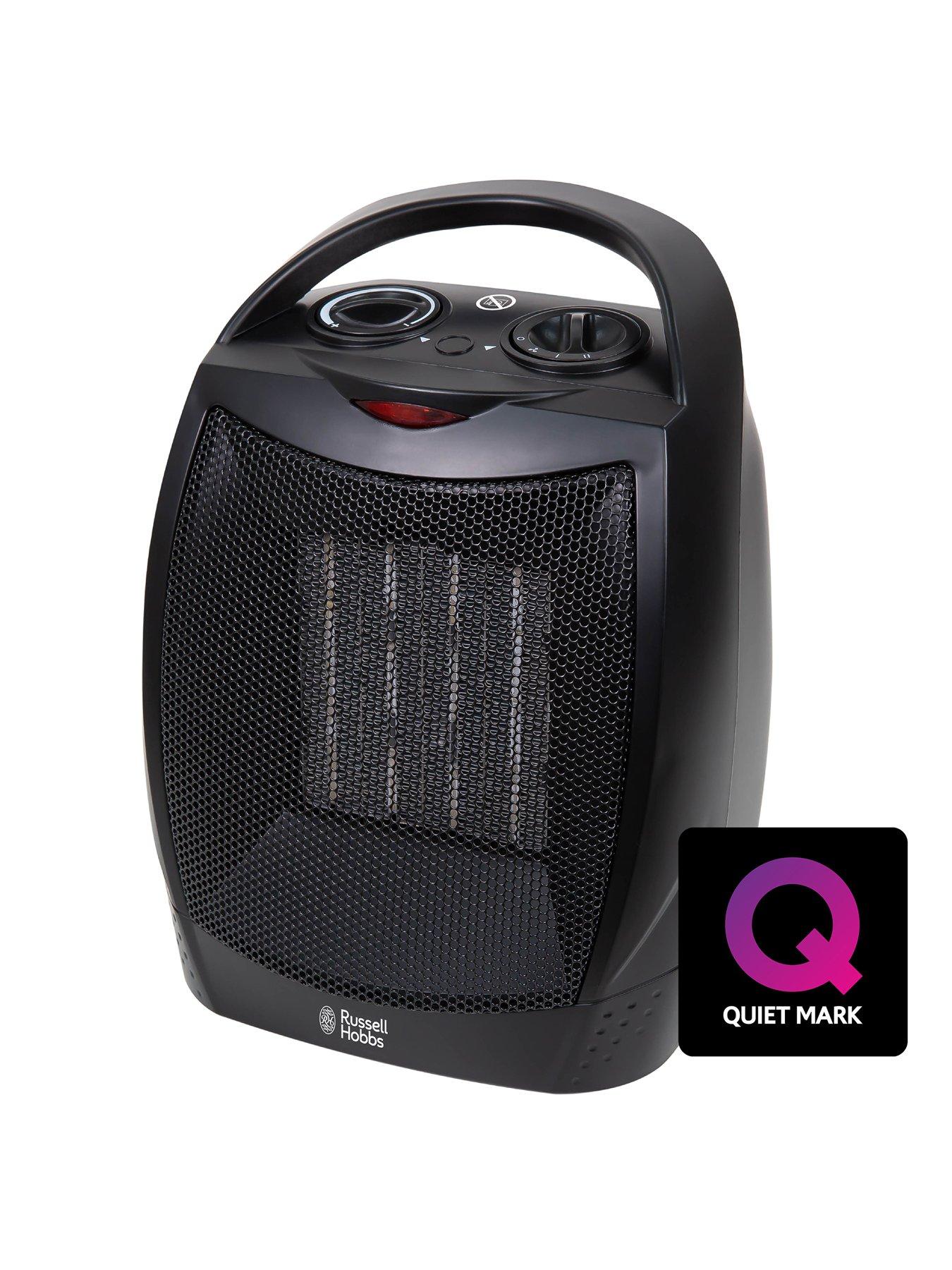 Image 2 of 6 of Russell Hobbs Black 1.5KW Ceramic Heater