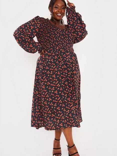 in-the-style-curve-jac-jossa-black-floral-print-long-sleeve-maxi-dress