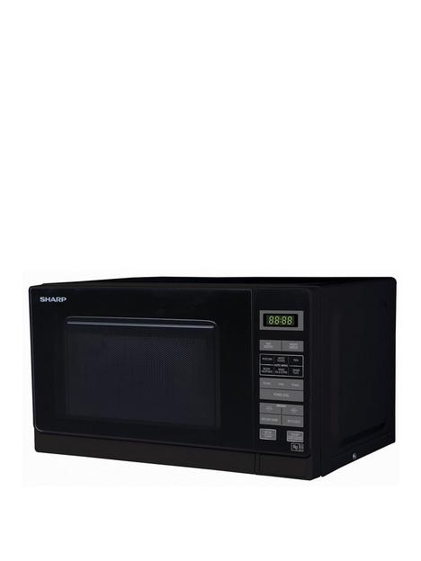 sharp-20l-compact-solo-microwave--black