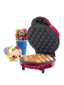 Product photograph of Giles Posner Bubble Waffle Maker Machine With Serving Cones from very.co.uk