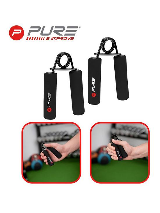 front image of pure2improve-soft-hand-grip-trainer-heavy