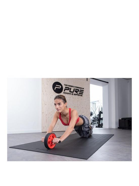 stillFront image of pure2improve-exercise-wheel