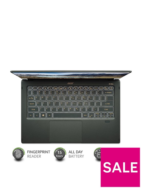 stillFront image of acer-swift-5-sf514-55t-laptop-14in-fhd-touchscreennbspintel-core-i7-1165g7-8gb-ram-512gb-ssdnbspwindows-10nbspwith-optional-microsoft-365-family-15-months--nbspracing-green