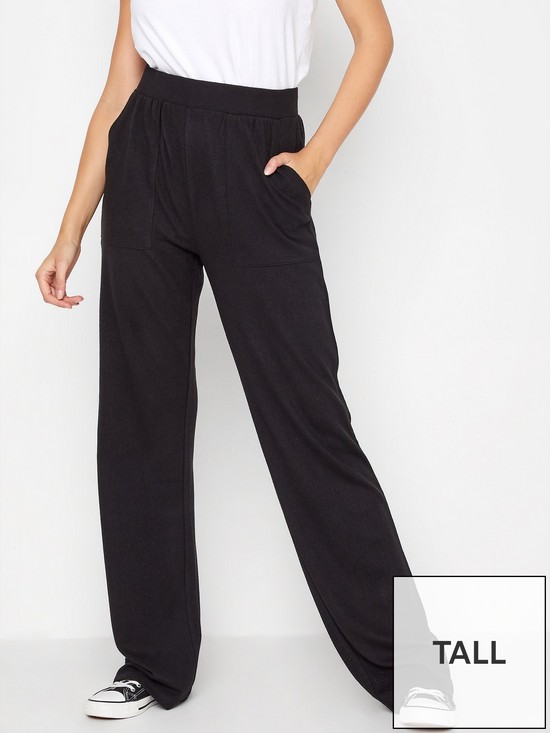 front image of long-tall-sally-soft-touch-straight-leg-jogger