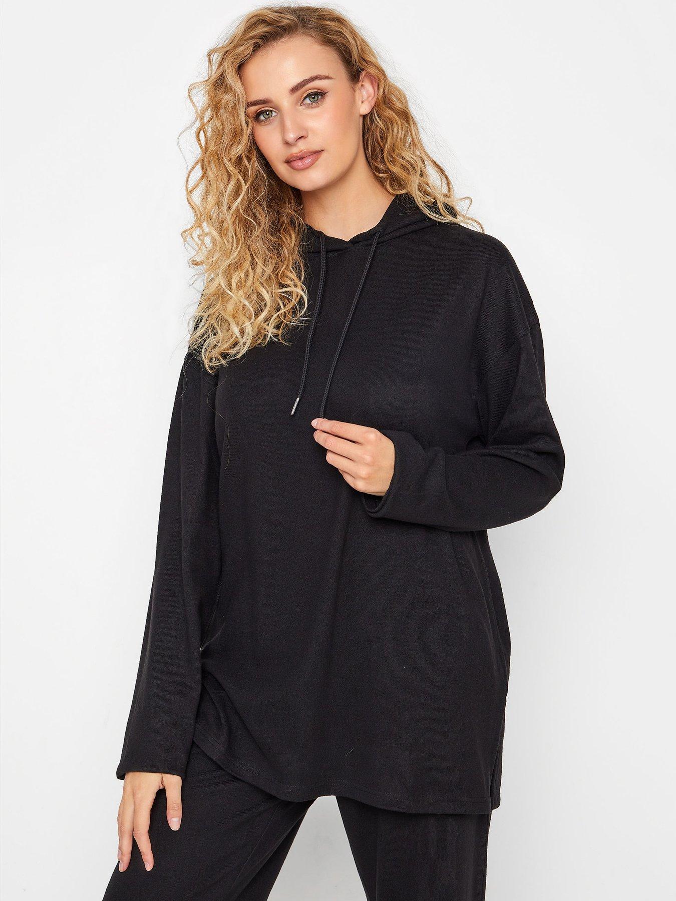 long black sweatshirt womens