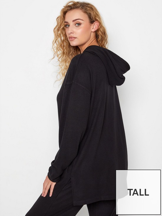 stillFront image of long-tall-sally-soft-touch-longline-hoodie
