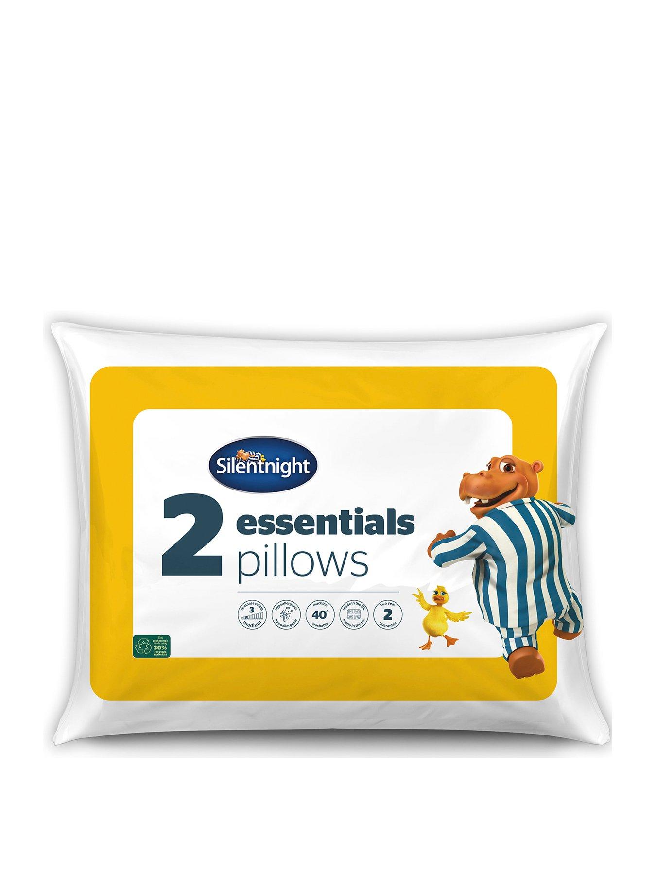 Product photograph of Silentnight Hippo Amp Duck Range Pillow Pair from very.co.uk