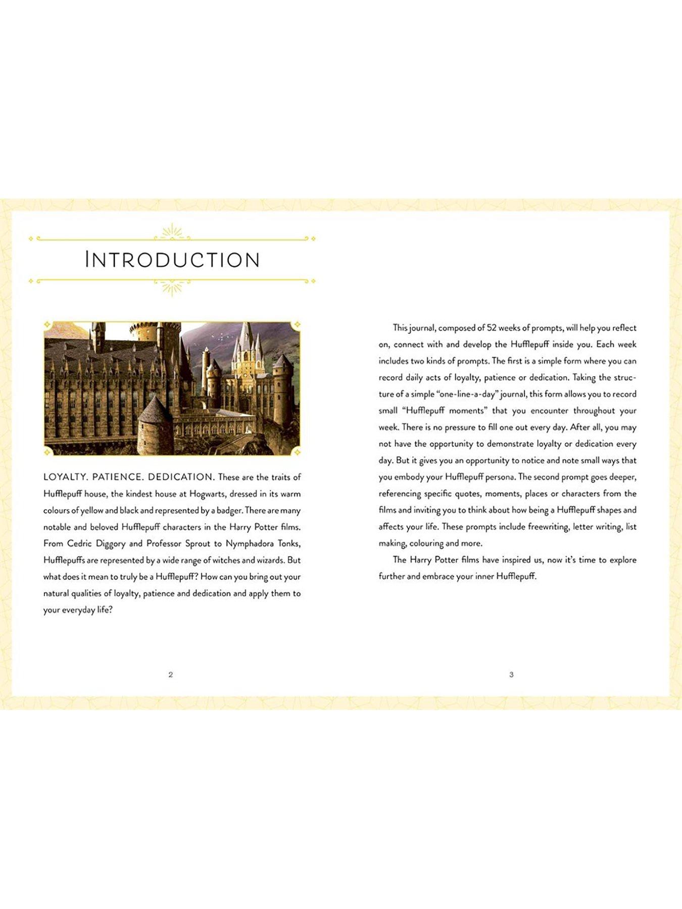 Image 2 of 3 of Harry Potter Guided Journal Hufflepuff