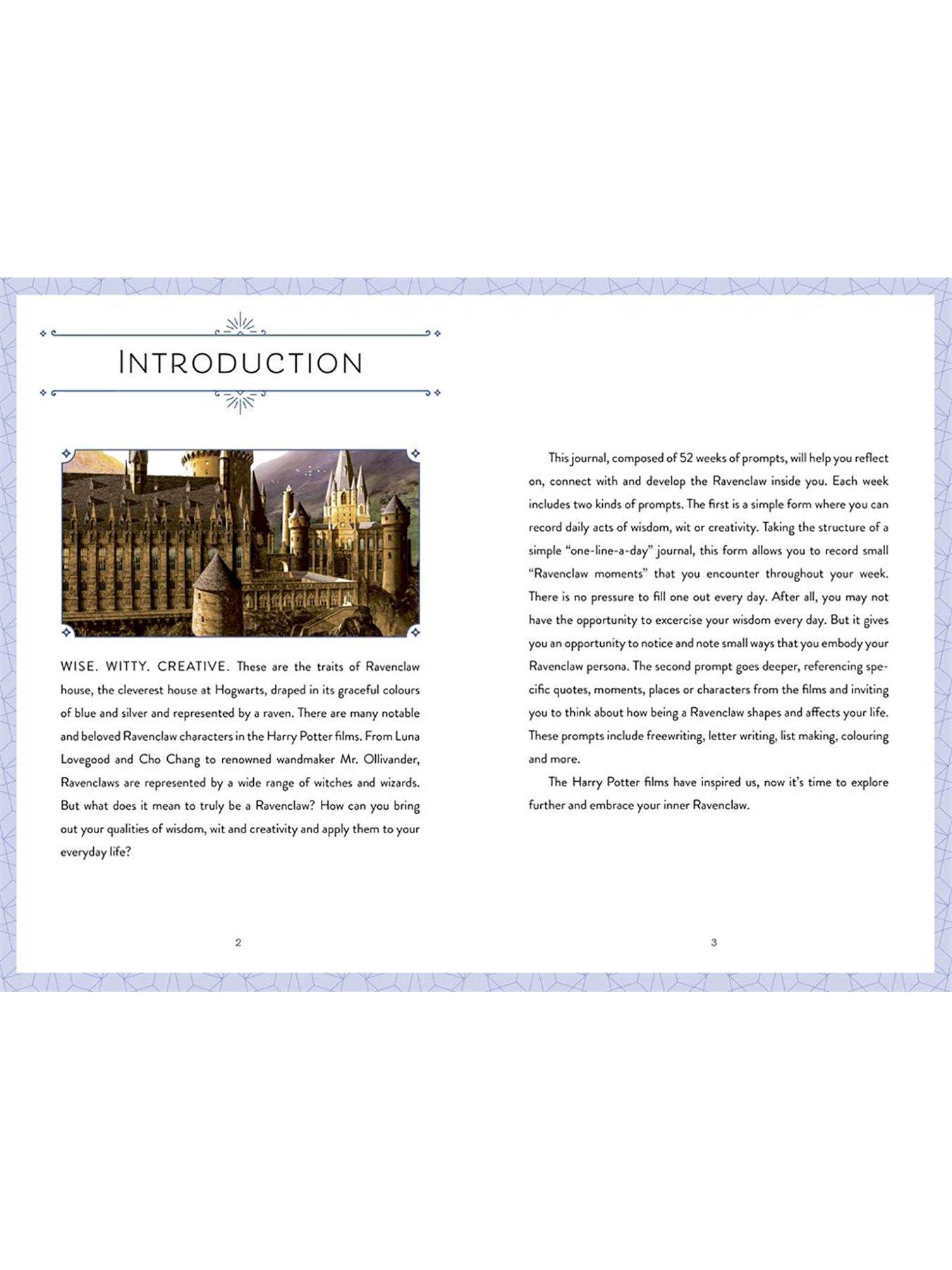Image 2 of 3 of Harry Potter Guided Journal Ravenclaw