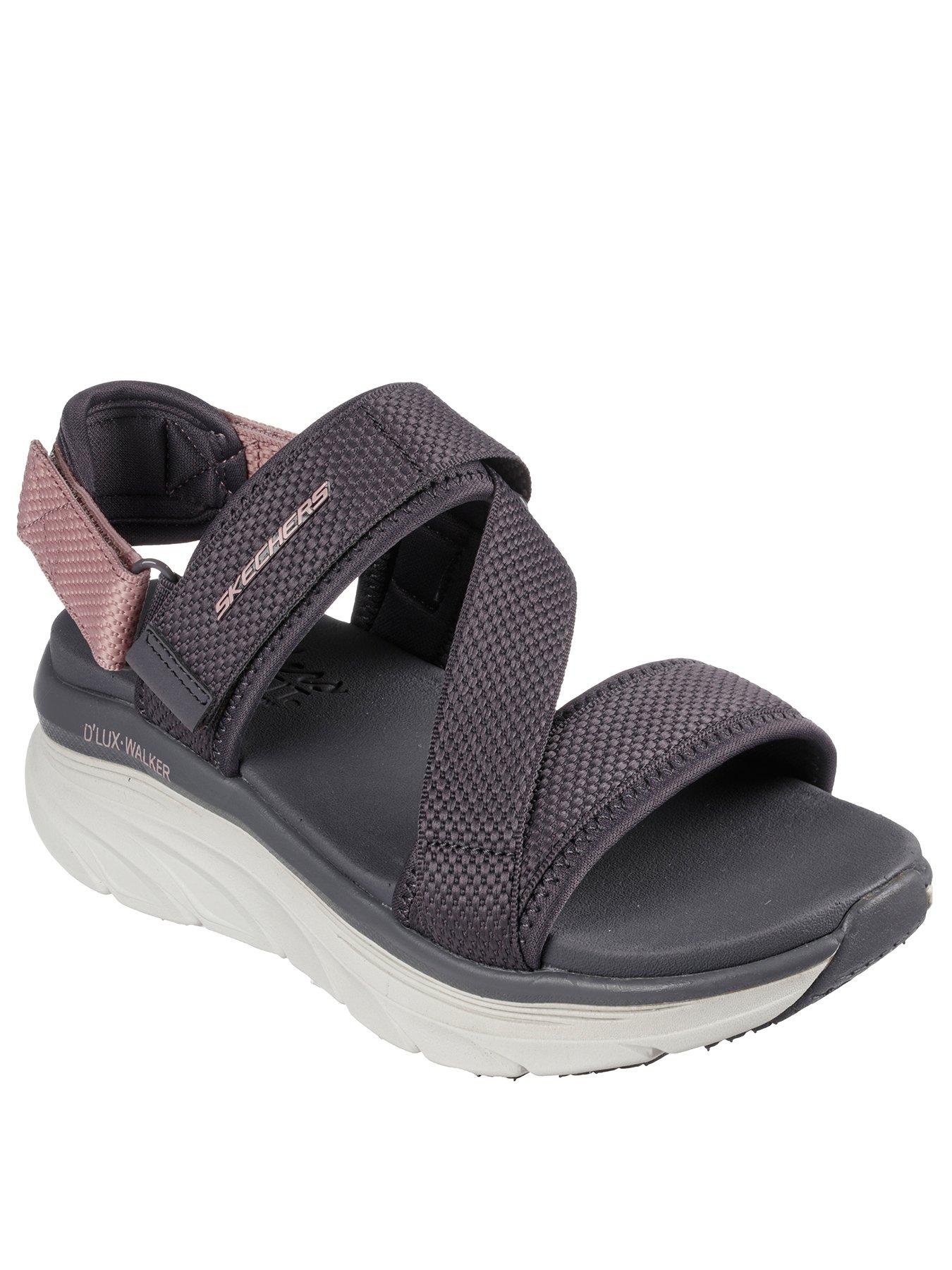 skechers luxe foam slides