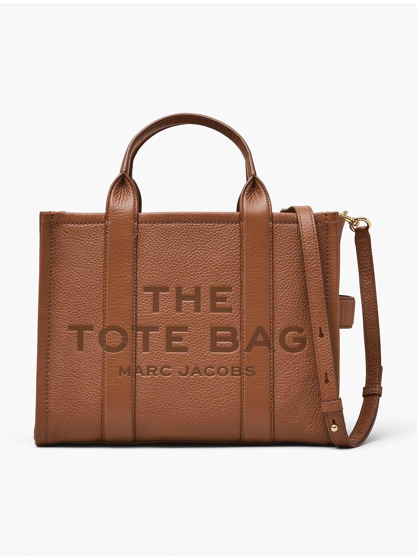 Image 1 of 5 of MARC JACOBS The Medium Tote Argan Oil&nbsp; - Brown