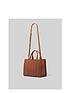  image of marc-jacobs-the-small-leather-tote-bag--nbspbrown