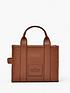  image of marc-jacobs-the-leather-small-tote-bag-argan-oil