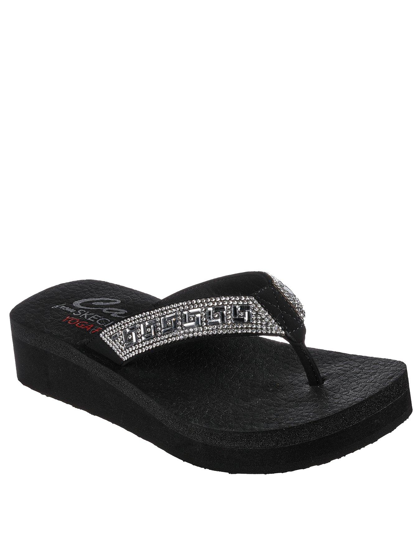 skechers memory foam sandals