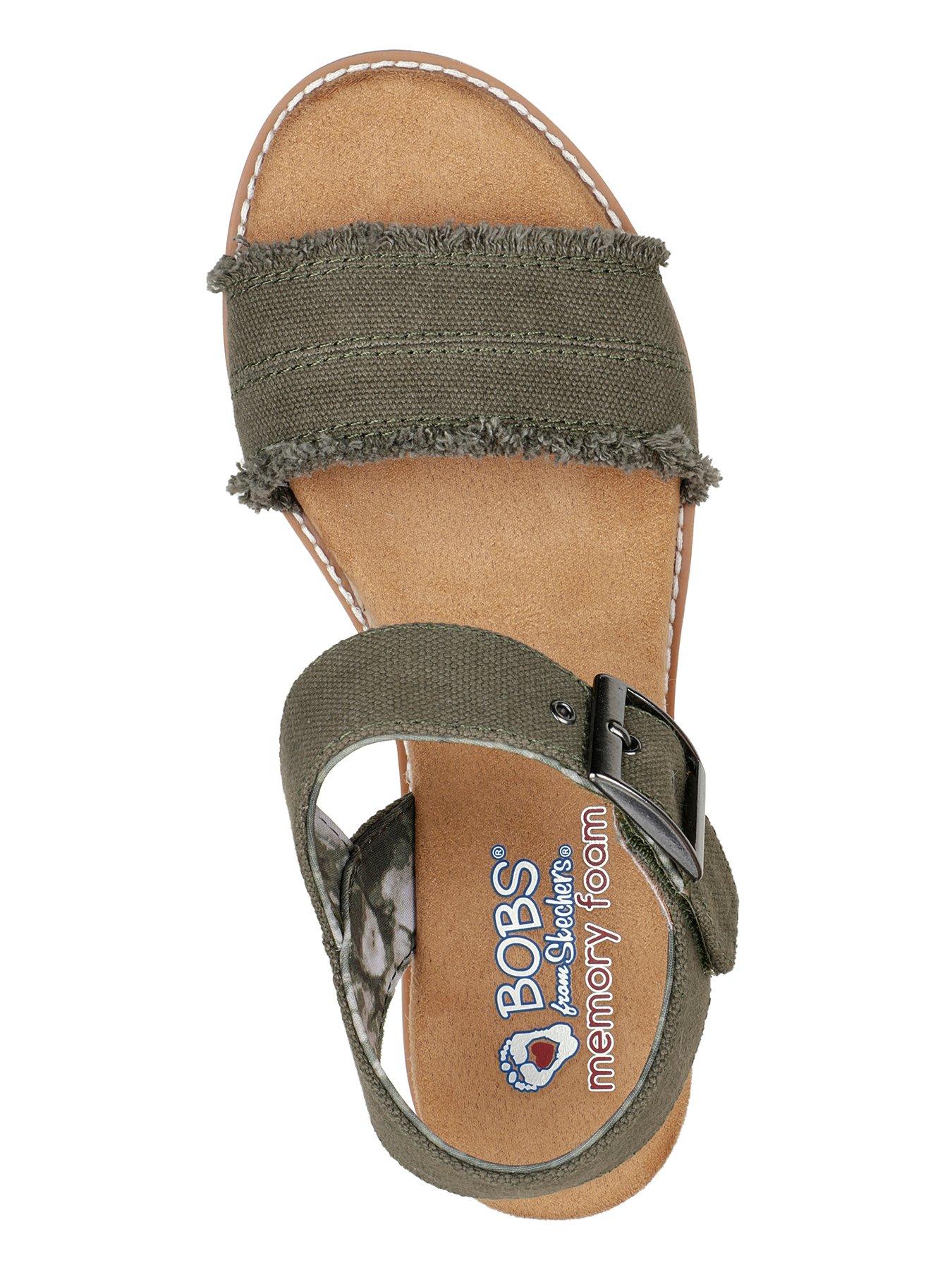 Skechers memory discount foam wedge sandals