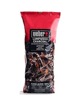 Product photograph of Weber Lumpwood Charcoal For Bbq 10kg from very.co.uk