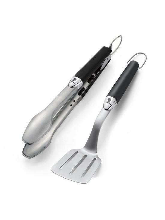stillFront image of weber-premium-2pc-compact-stainless-steel-tool-set