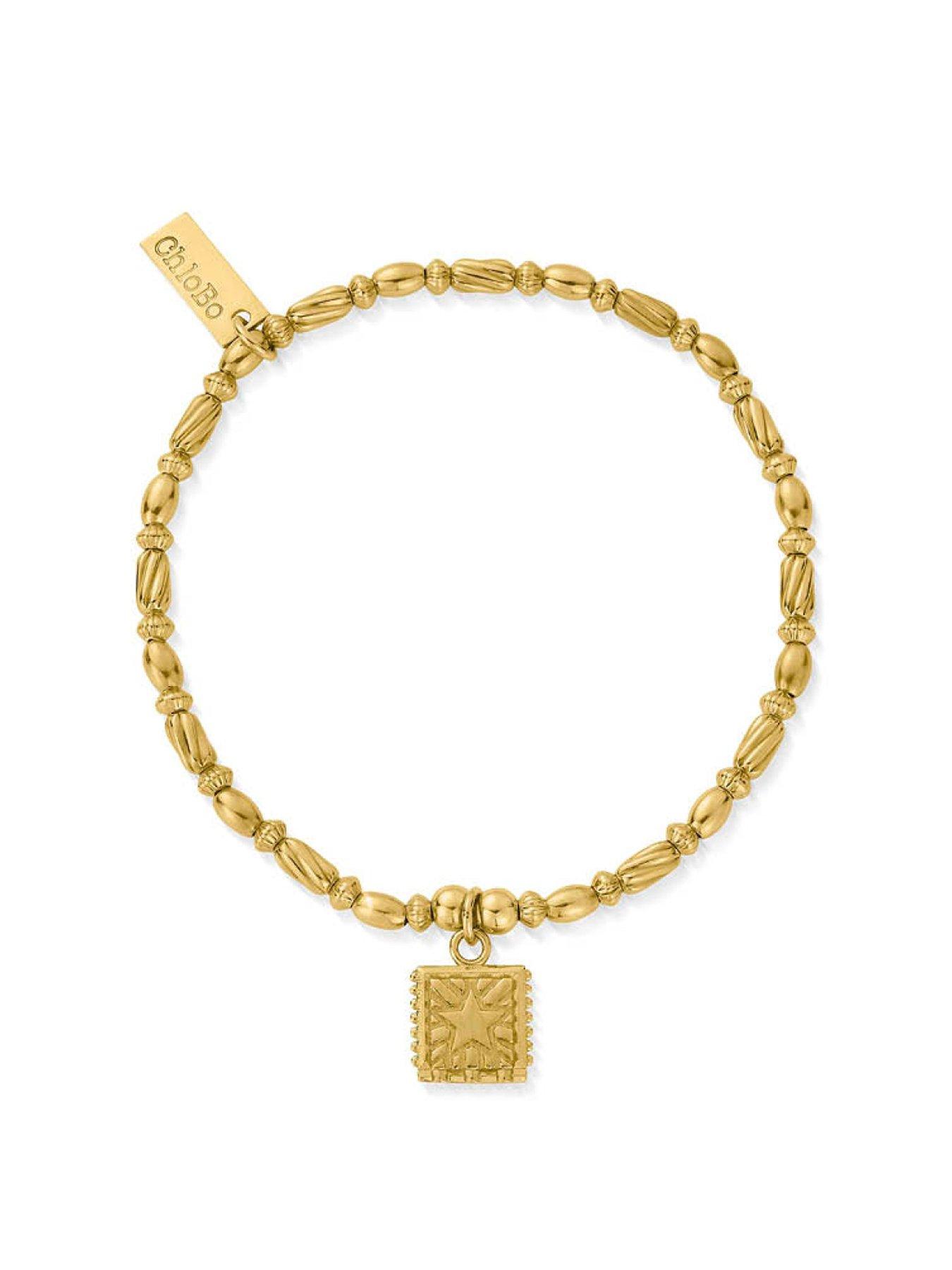 Women Gold Celestial Wonderer Bracelet Gold Plated 925 Sterling Silver