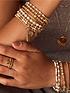 chlobo-gold-cute-mini-open-heart-bracelet-gold-plated-925-sterling-silverstillFront