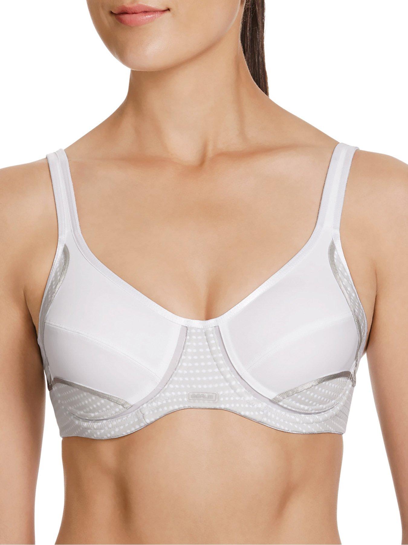 Image 1 of 4 of Berlei Electrify Non Padded High Impact Sports Bra - White