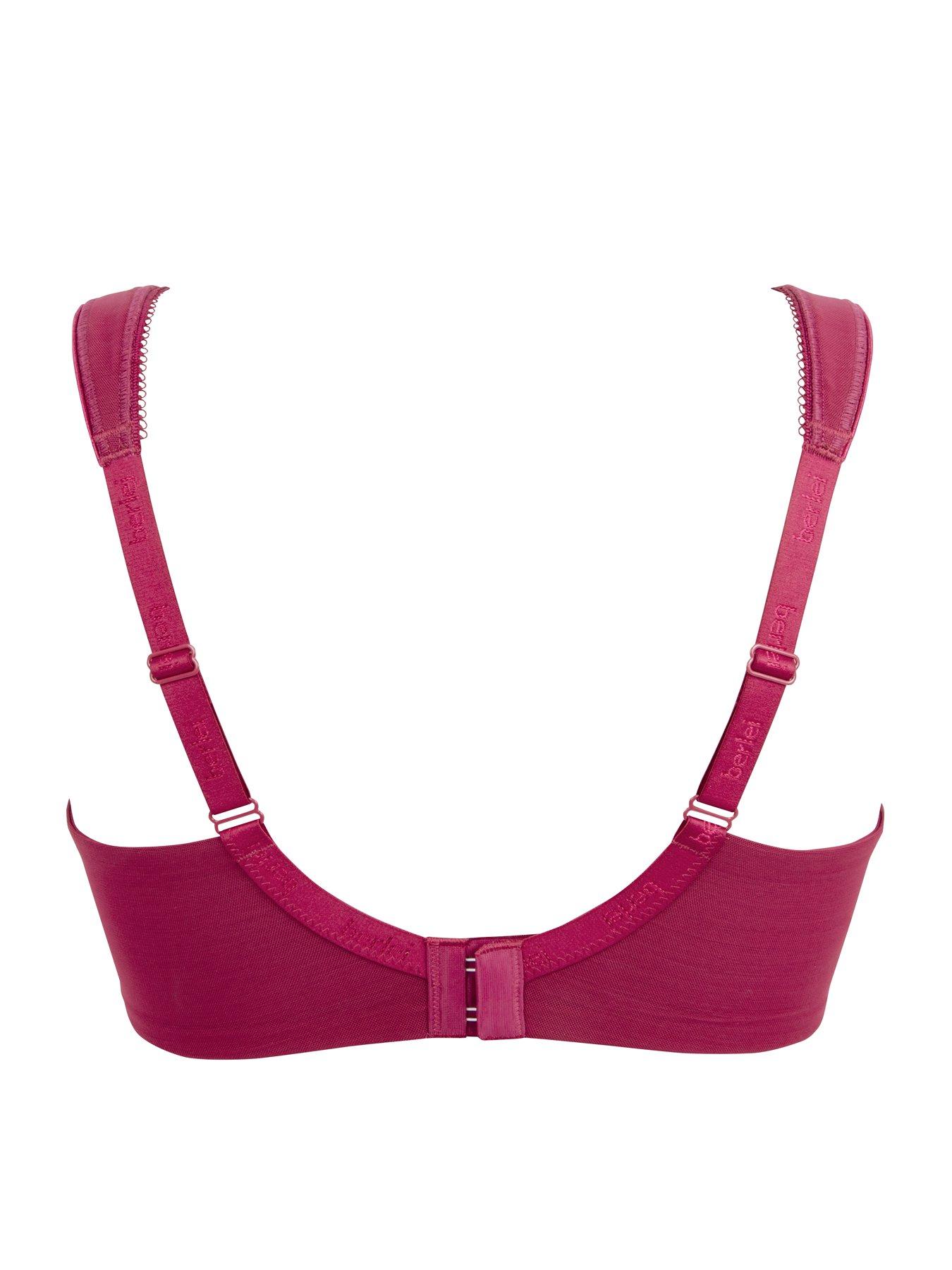 Berlei Underwired Minimiser Bra Burgundy very.co.uk